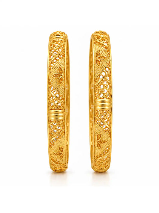 Gold Plated Festive Bangle Set