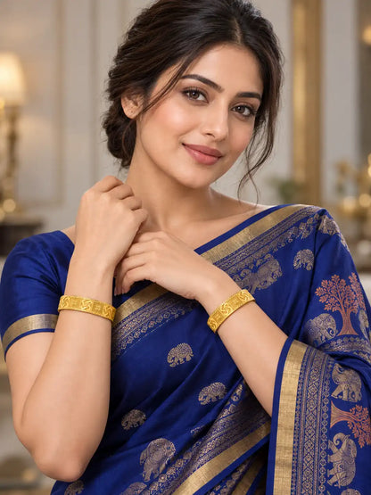 Gold Plated Easy Wear Bangle Set