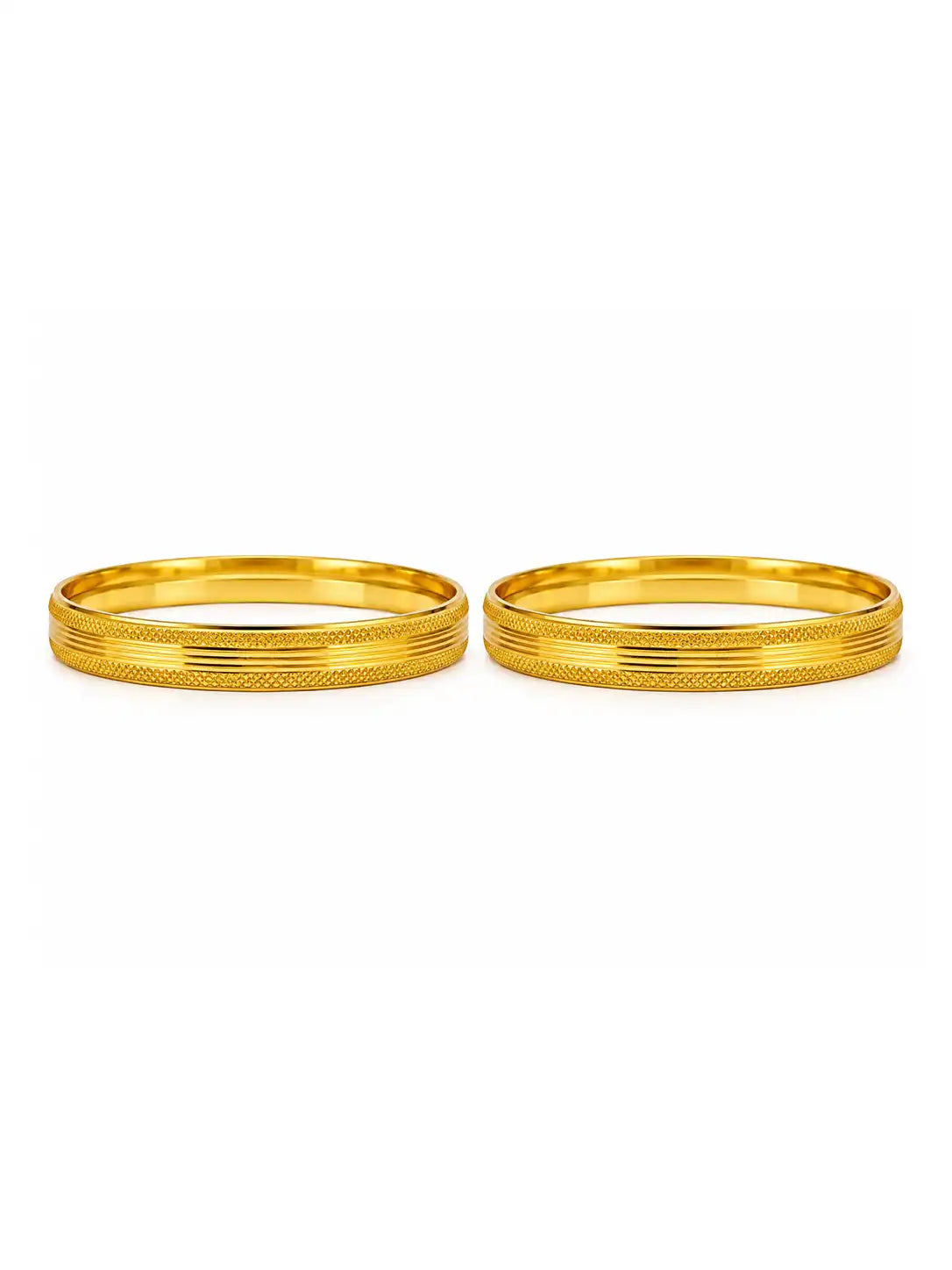 Gold Plated Smart Wear Bangle Set