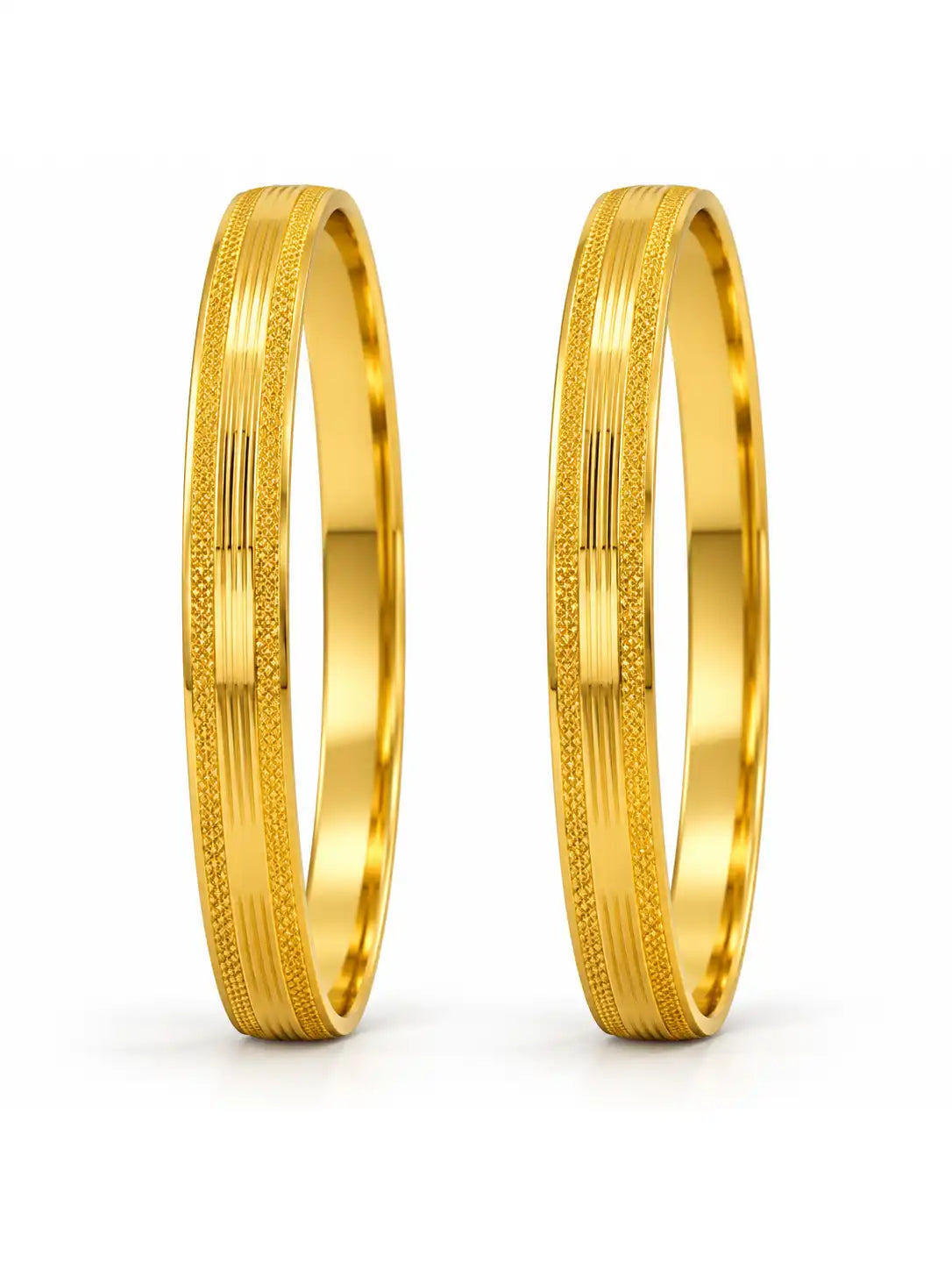 Gold Plated Smart Wear Bangle Set
