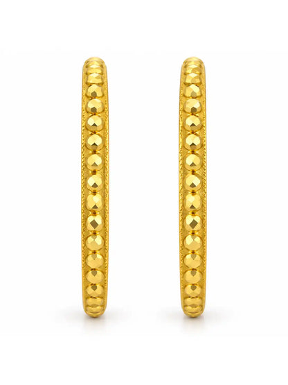 Gold Plated Elegant Circular Bangle Set
