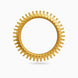 Gold Plated Sunburst Bangle Set