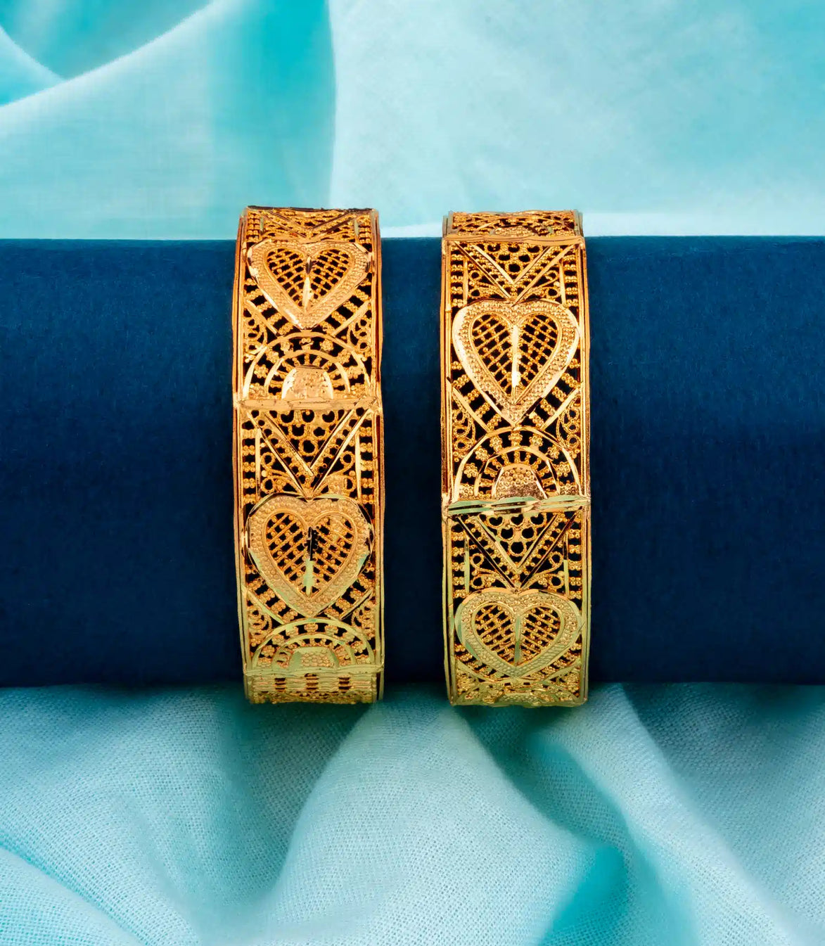 Gold Plated Wedding Bangle Set