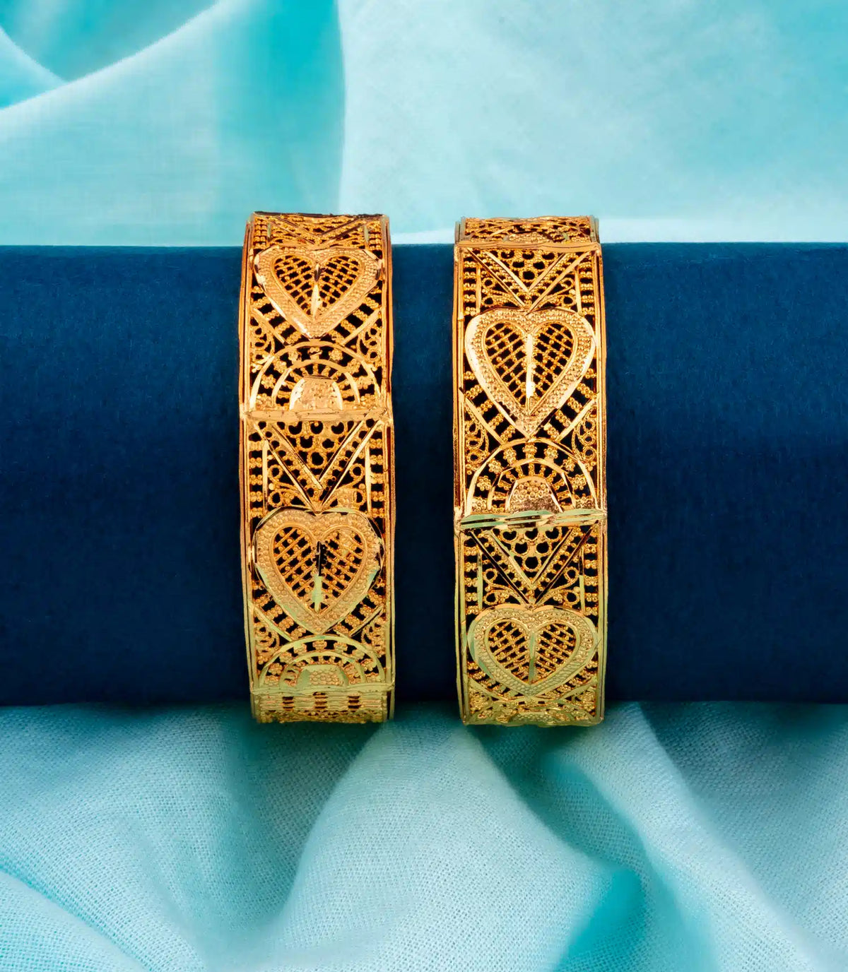 Gold Plated Wedding Bangle Set