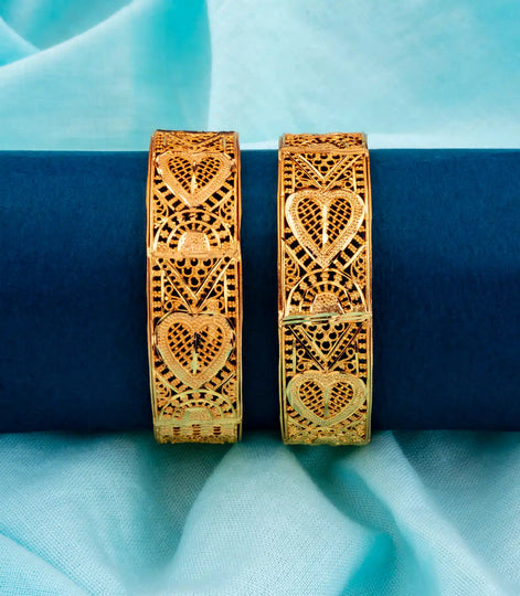 Gold Plated Wedding Bangle Set
