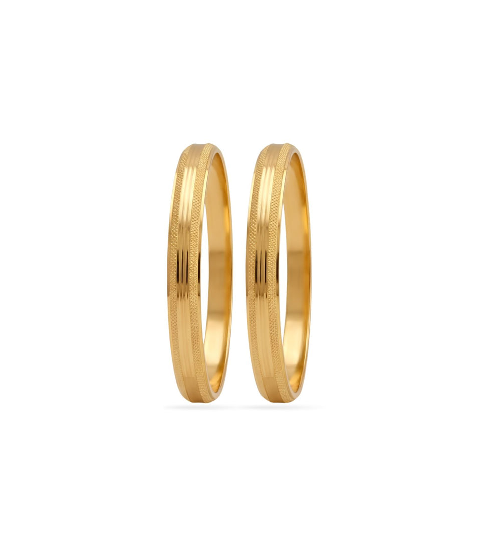 Gold Plated Smart Wear Bangle Set