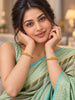 Gold Plated Floral AD Bangle Set