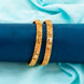Gold Plated Viral Bangle Set
