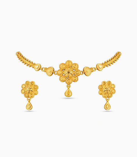 Gold Plated Refined Choker