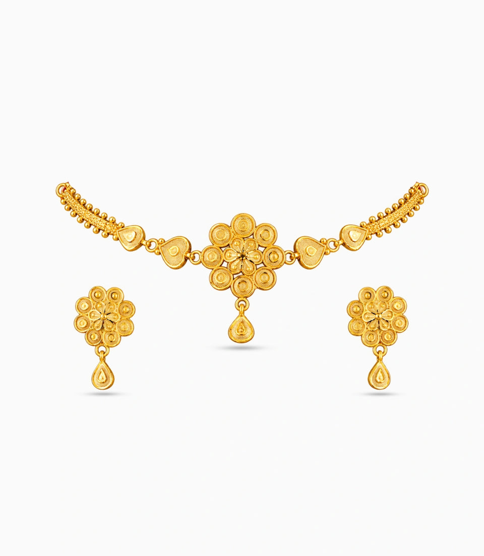 Gold Plated Refined Choker