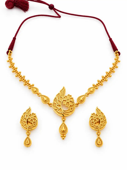 Gold Plated Trendy Choker