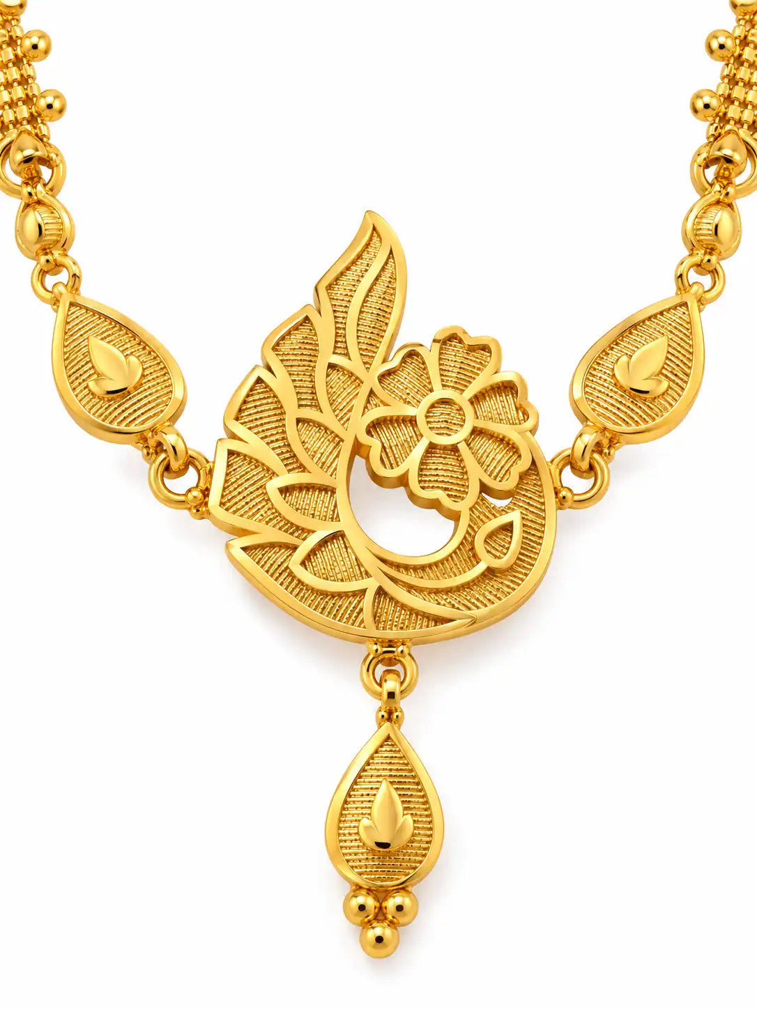 Gold Plated Trendy Choker