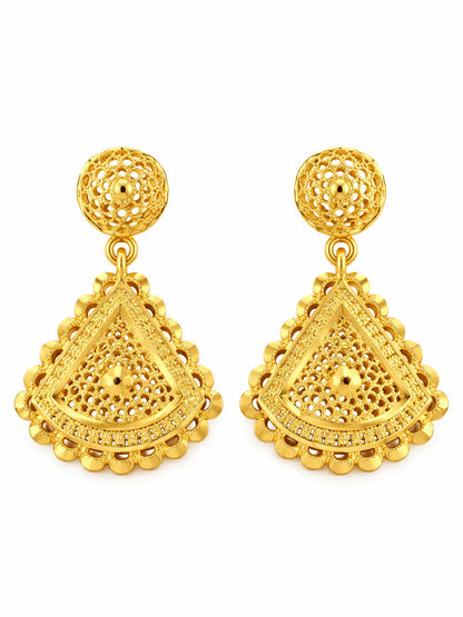 Gold Plated Wedding Filigree Choker Set