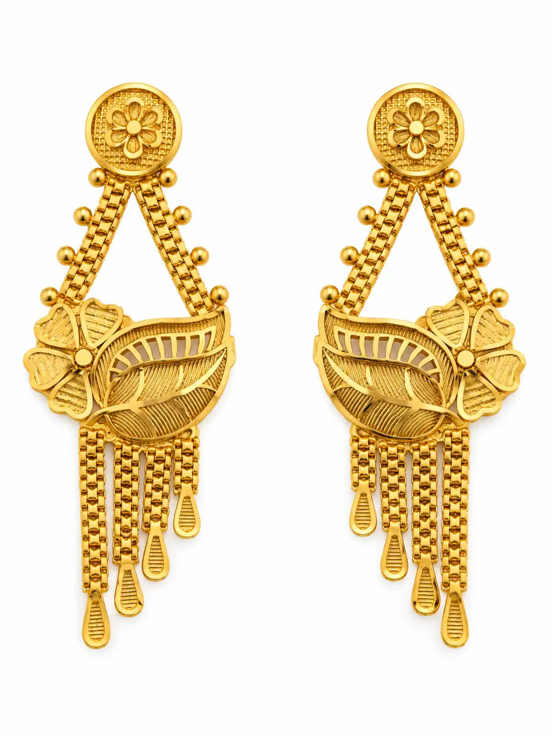 Gold Plated Wedding Elegant Necklace Set