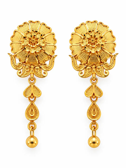 Gold Plated Festive Floral Vine Choker Set