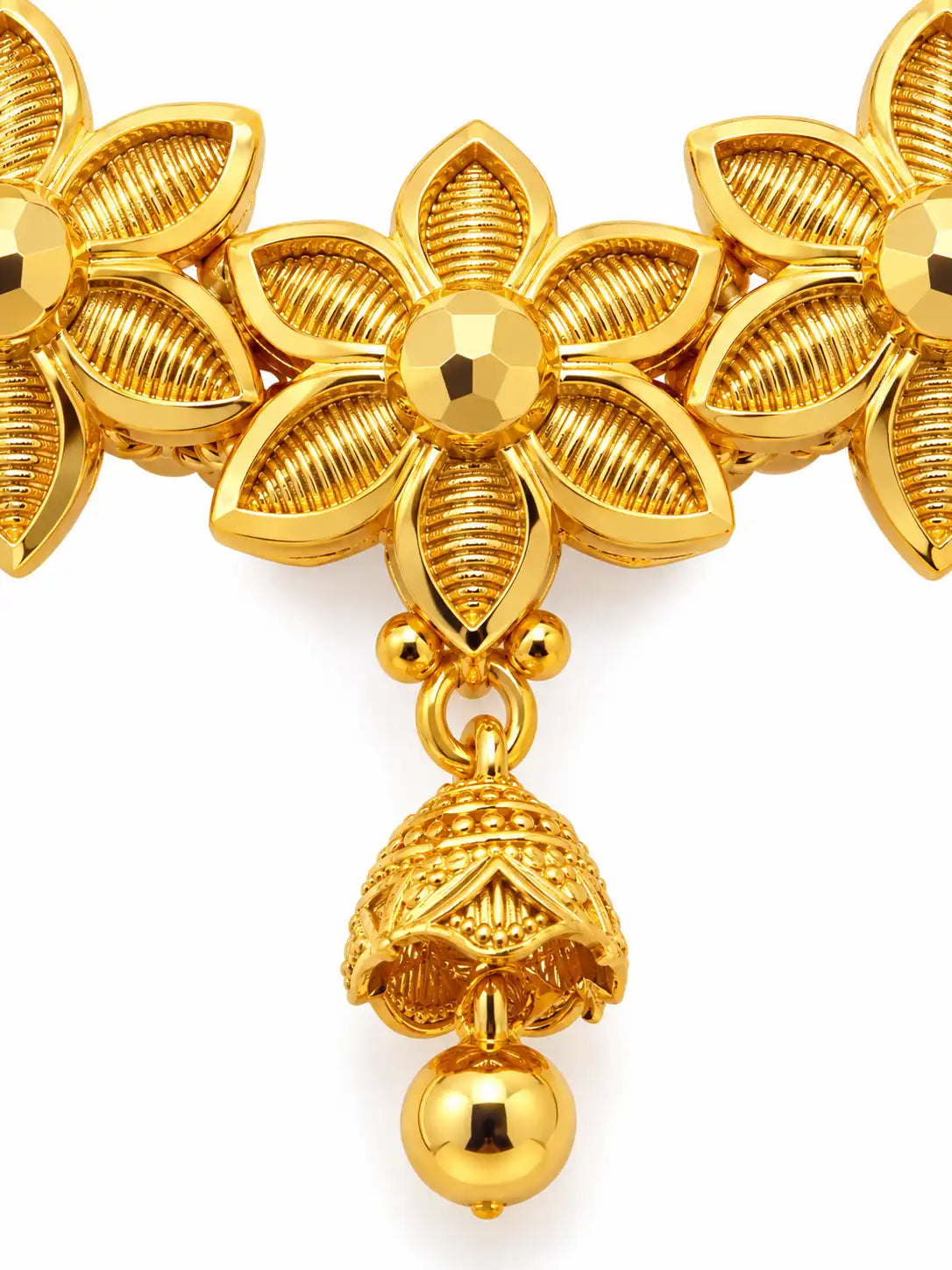 Gold Plated Festive Delicate Floral Choker