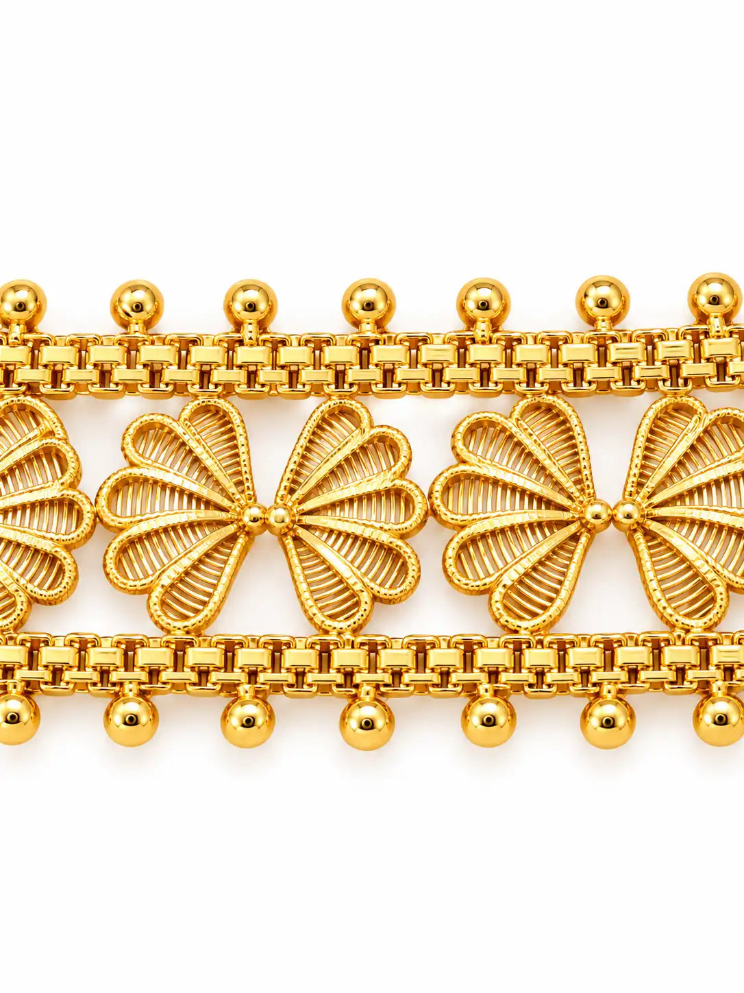 Gold Plated Blossoms Choker