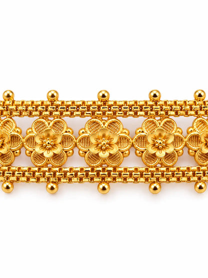 Gold Plated Delicate Floral Bloom Choker