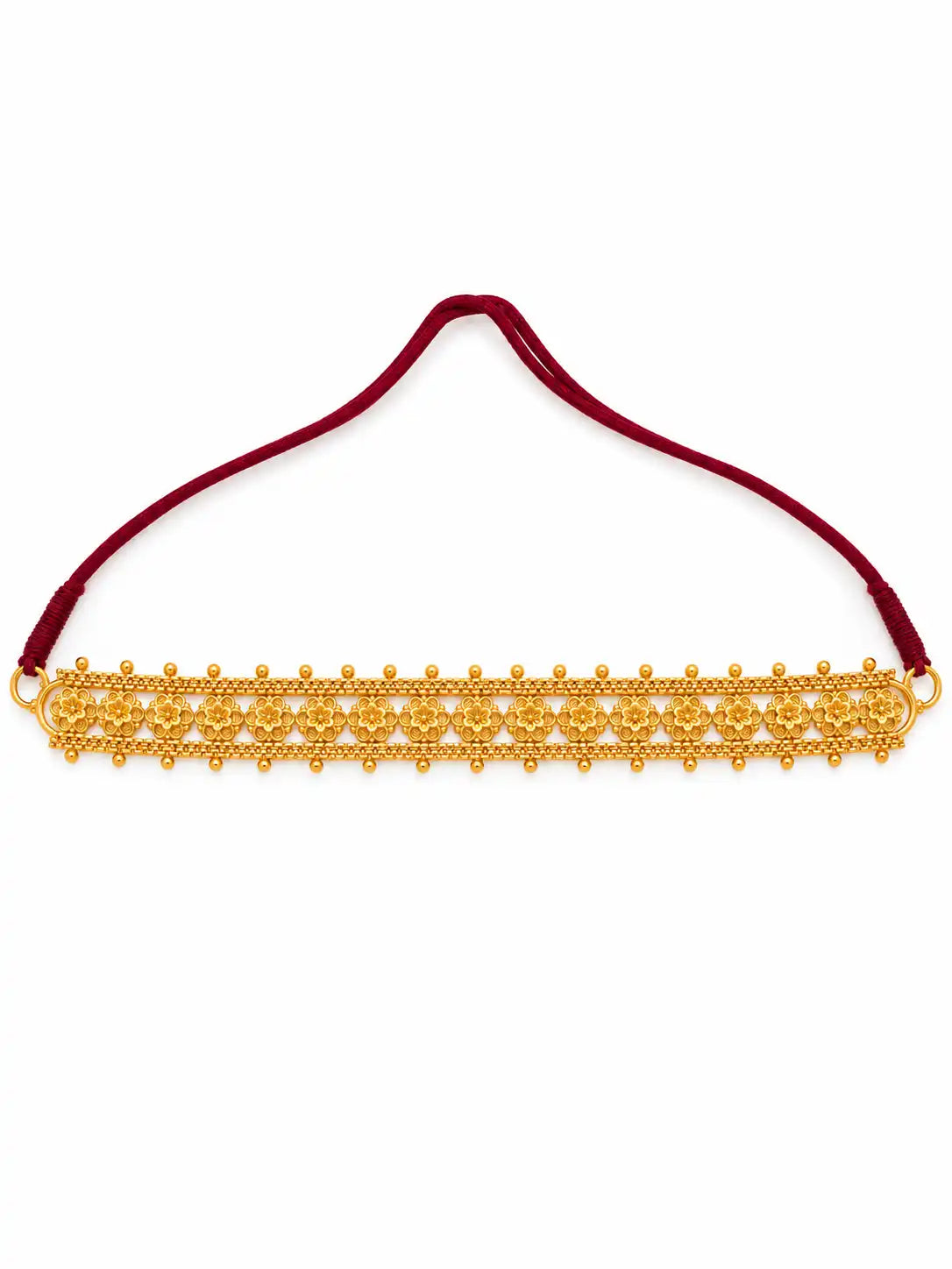 Gold Plated Delicate Floral Bloom Choker