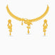 Gold Plated Floral Vine Necklace Set