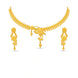 Gold Plated Floral Vine Necklace Set