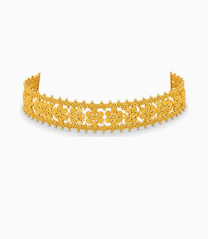 Gold Plated Festive Blossom Choker