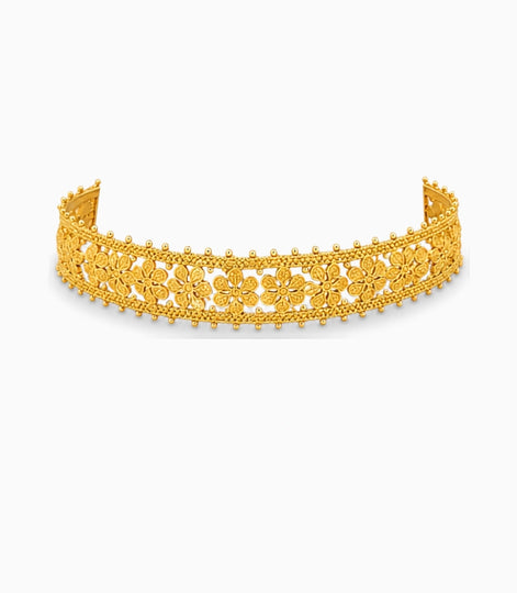 Gold Plated Festive Blossom Choker