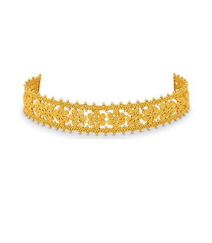 Gold Plated Festive Blossom Choker