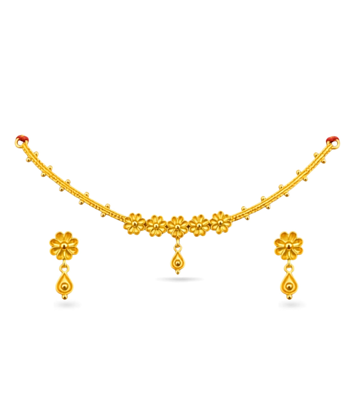 Gold Plated Gentle Floral Choker