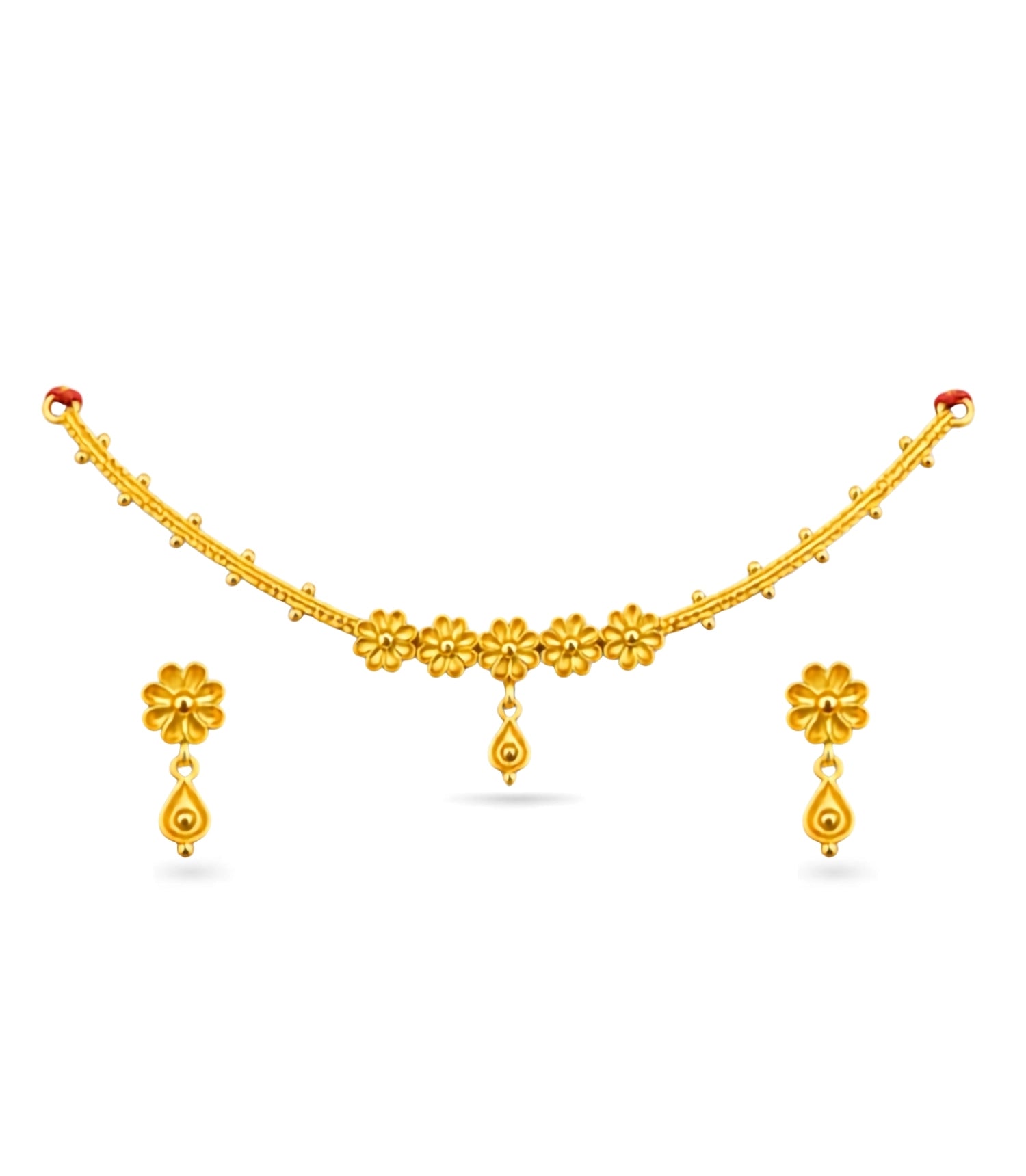 Gold Plated Gentle Floral Choker