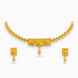 Gold Plated Square Block Choker