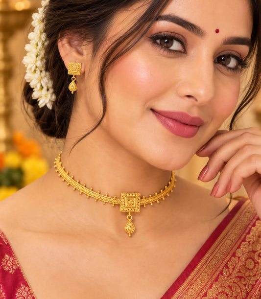 Gold Plated Effortless Choker