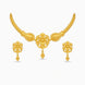 Gold Plated Floral Paisle Choker Set