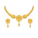 Gold Plated Floral Paisle Choker Set