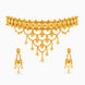 Gold Plated Wedding Chandrika Coin Choker