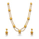Gold Plated Long Layered Necklace