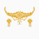 Gold Plated Radial Floral Bloom Choker Set