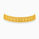 Gold Plated Matte Floral Choker