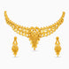 Gold Plated Wedding Peacock Motif Necklace Set