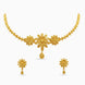 Gold Plated Lightweight Floral Choker