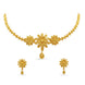 Gold Plated Lightweight Floral Choker