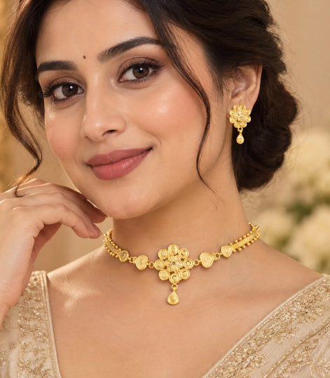 Gold Plated Refined Choker