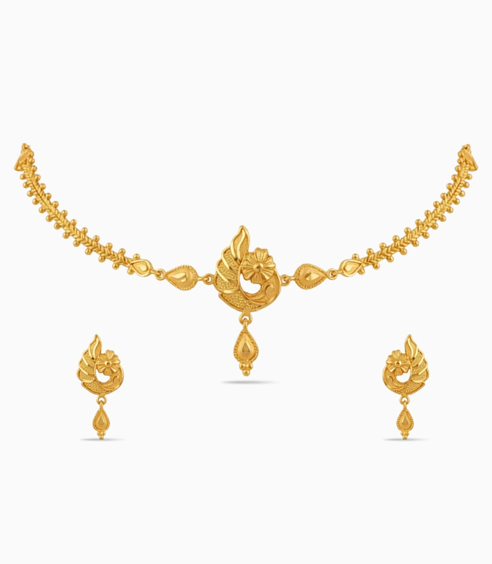 Gold Plated Trendy Choker