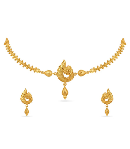 Gold Plated Trendy Choker