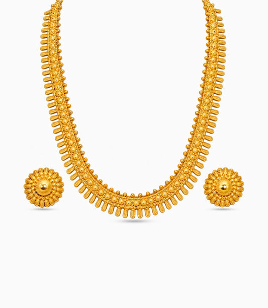Gold Plated Traditional Rani Haar Long Necklace