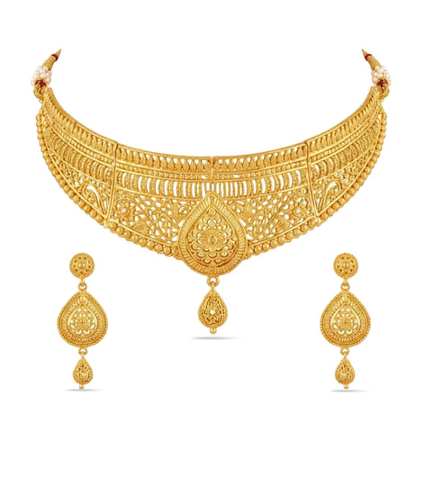 Gold Plated Wedding Heritage Choker