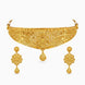 Gold Plated Wedding Floral Filigree Choker