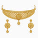 Gold Plated Wedding Moon Crest Choker