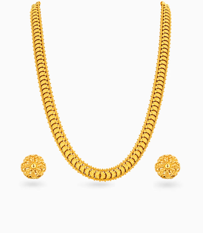 Gold Plated Sitahar Long Necklace