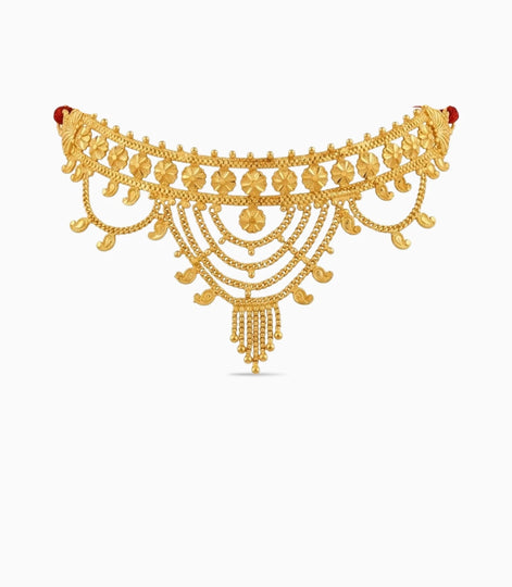 Gold Plated Bridal Choker Choker